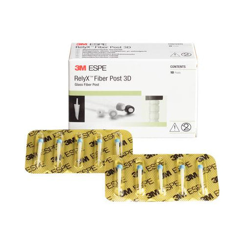3M ESPE 56951 RelyX 3D Glass Fiber Reinforced Post Refill Size 3 Blue 10/Pk 3M ESPE 56951 RelyX 3D Glass Fiber Reinforced Post Refill Size 3 Blue 10/Pk